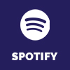 Knop naar Spotify